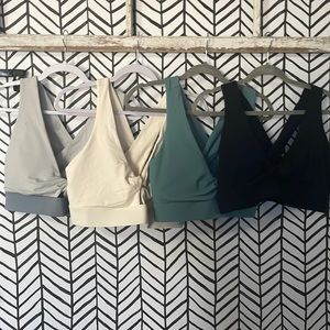 4 Fabletics Bras. XL